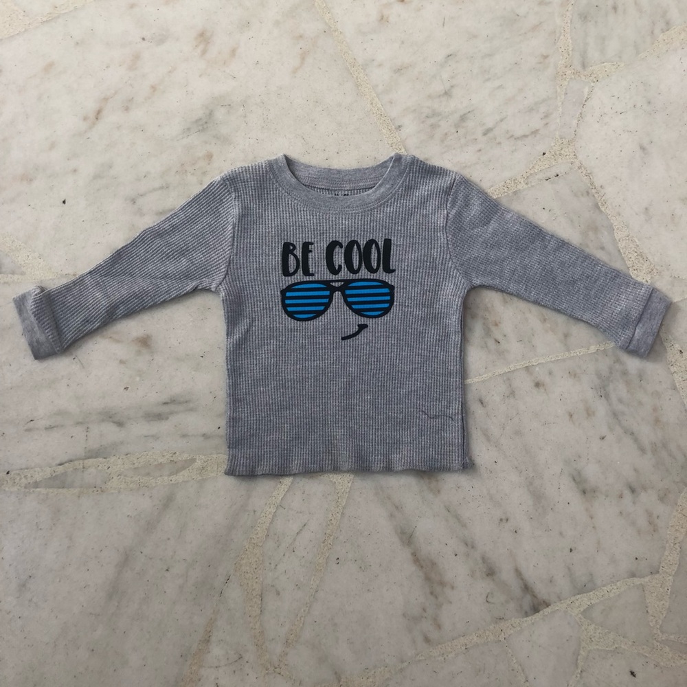 Baby boy’s waffle shirt!